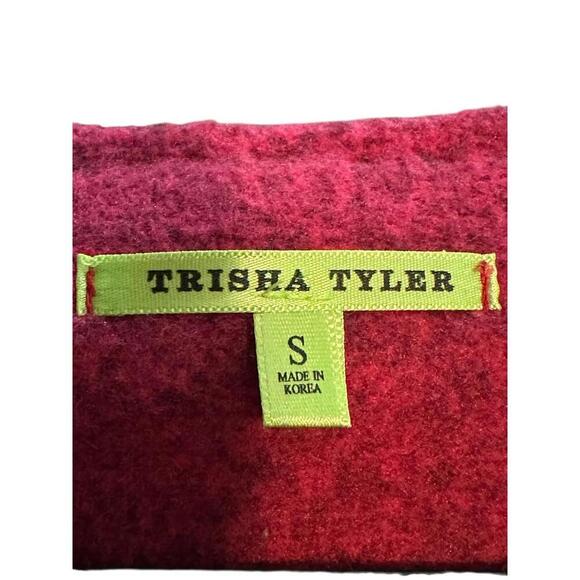 Trisha Tyler One Button Long Sleeves Jacket Size S Round Neck Outdoor Feminine - Picture 3 of 5